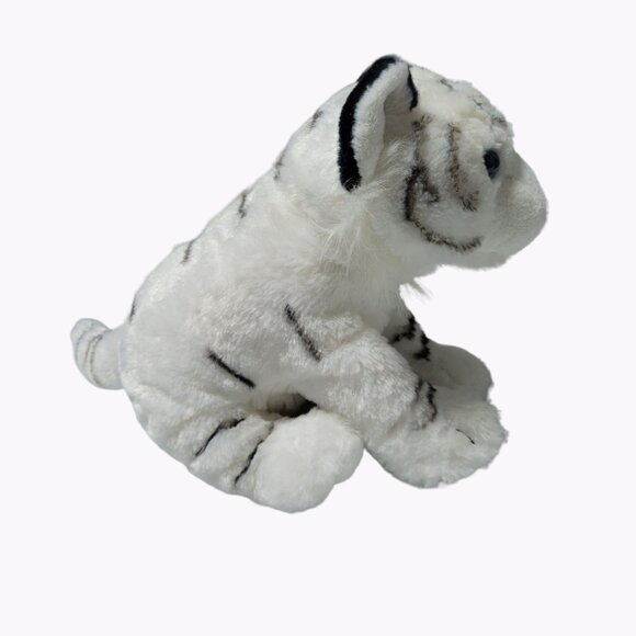 Wild Republic White Tiger 14 inch Plush Realistic Stuffed Animal Blue Eyes Toy - Picture 3 of 6